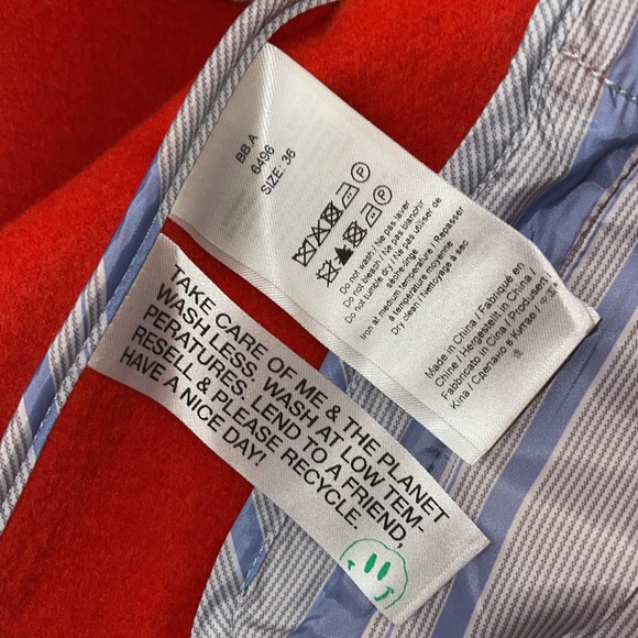 Ganni Cropped Wool Blend Zip Jacket - Picture 9 of 12